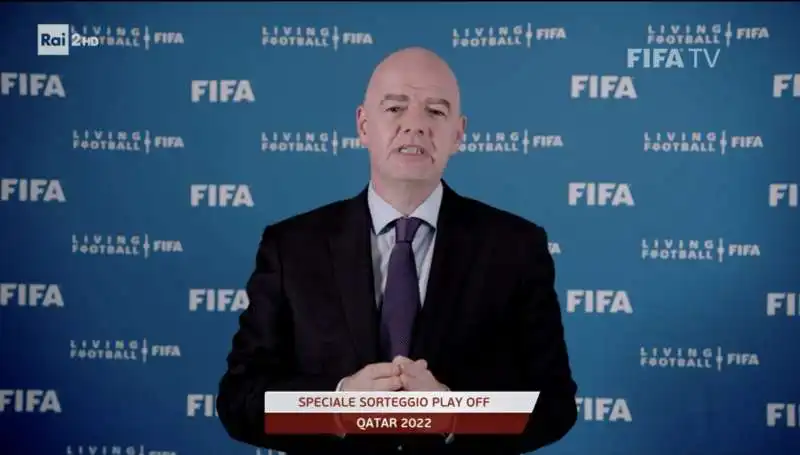 gianni infantino   sorteggi playoff mondiali 2022   66