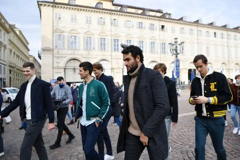 hubert hurkacz novak djokovic matteo berrettini atp finals torino 2021 