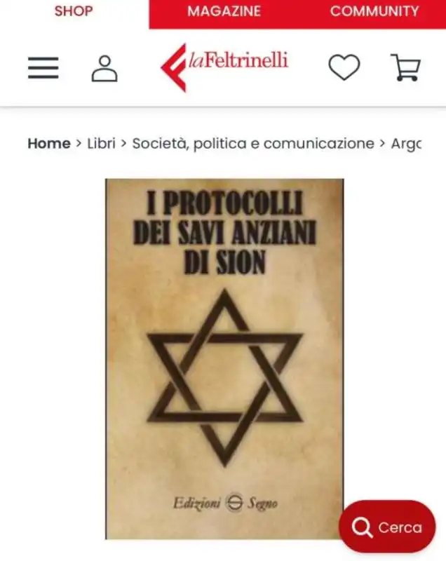 I LIBRI DELLA FELTRINELLI SUI PROTOCOLLI DI SION 1