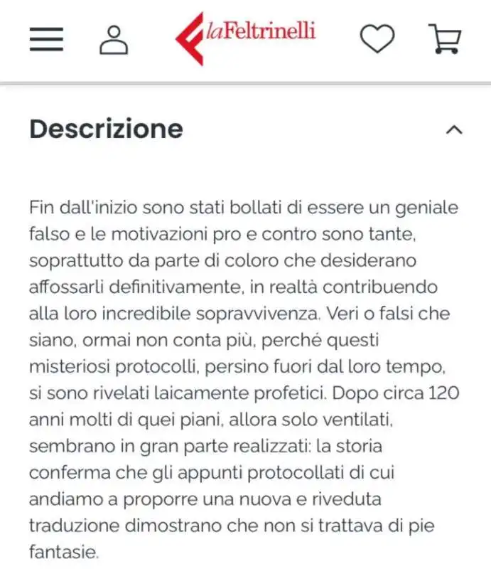 I LIBRI DELLA FELTRINELLI SUI PROTOCOLLI DI SION 2