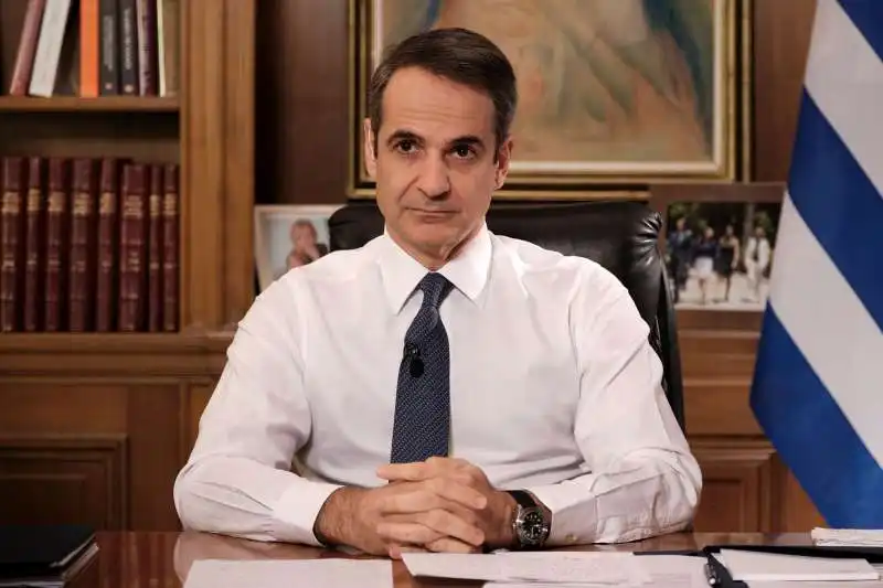 il primo ministro greco kyriakos mitsotakis 1