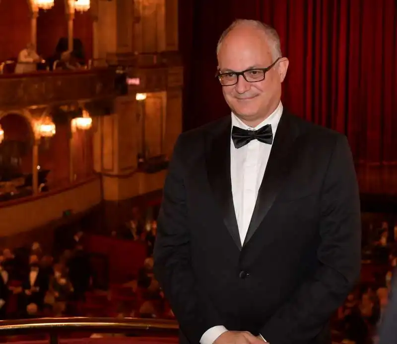 il sindaco roberto gualtieri alla prima del teatro dell opera di roma  foto di bacco