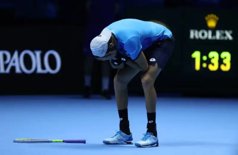 infortunio berrettini atp finals 4