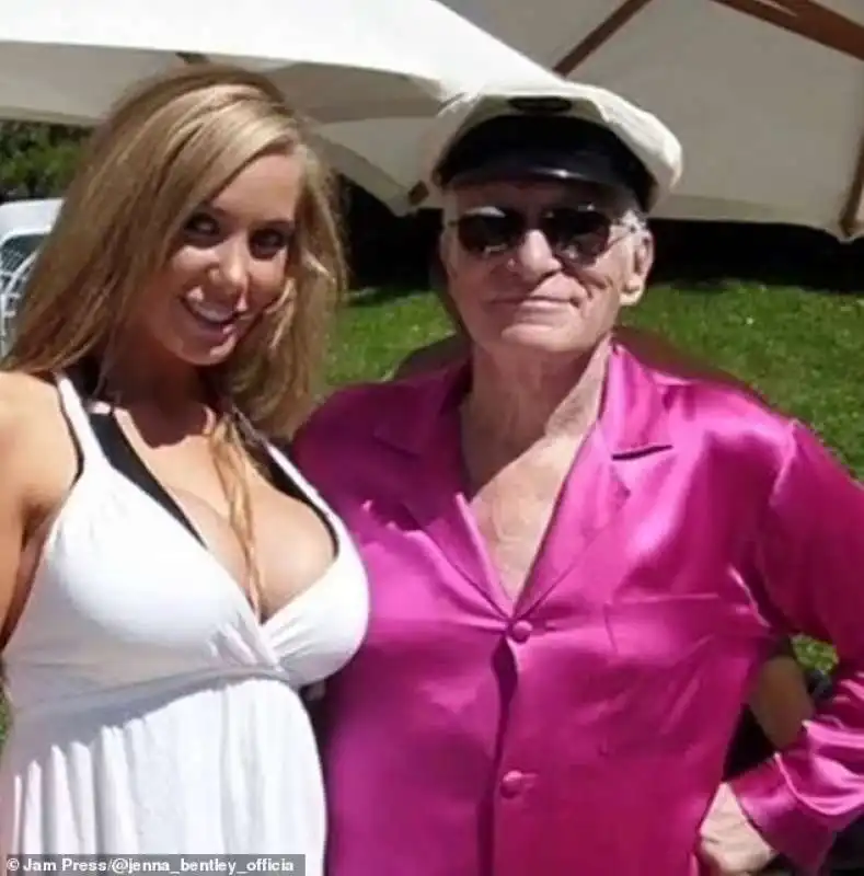 jenna bentley con hugh hefner