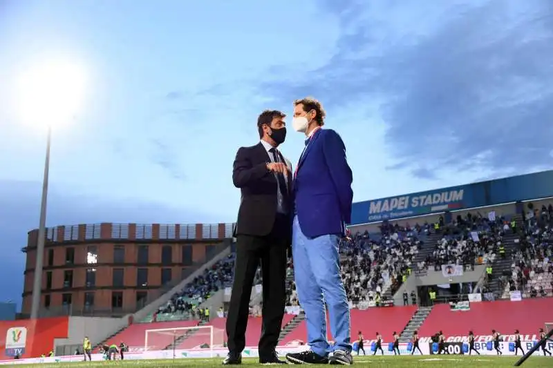 john elkann ed andrea agnelli  foto mezzelani gmt36