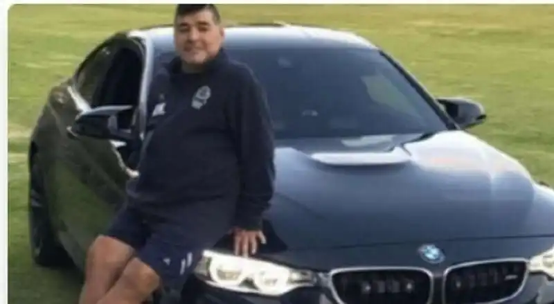 la bmw di maradona in vendita all asta 