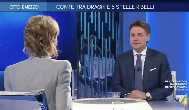 lilli gruber giuseppe conte