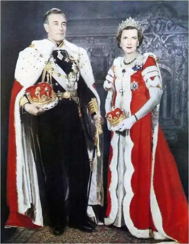 lord louis mountbatten e la moglie 1