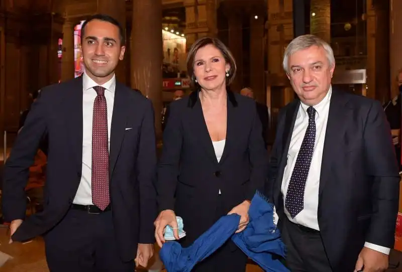 luigi di maio  bianca berlinguer  maurizio molinari  foto di bacco  (2)