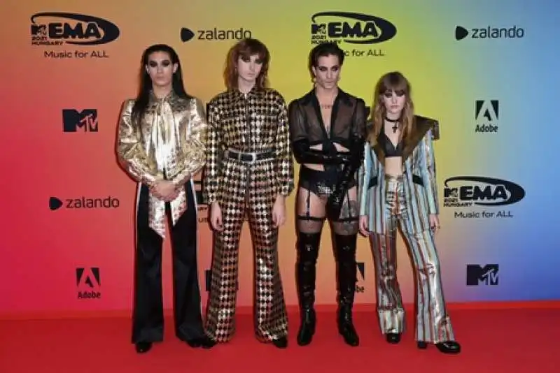 maneskin miglior band rock agli ema 5