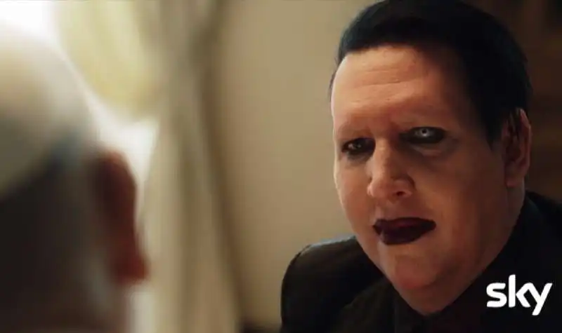 marilyn manson in the new pope 