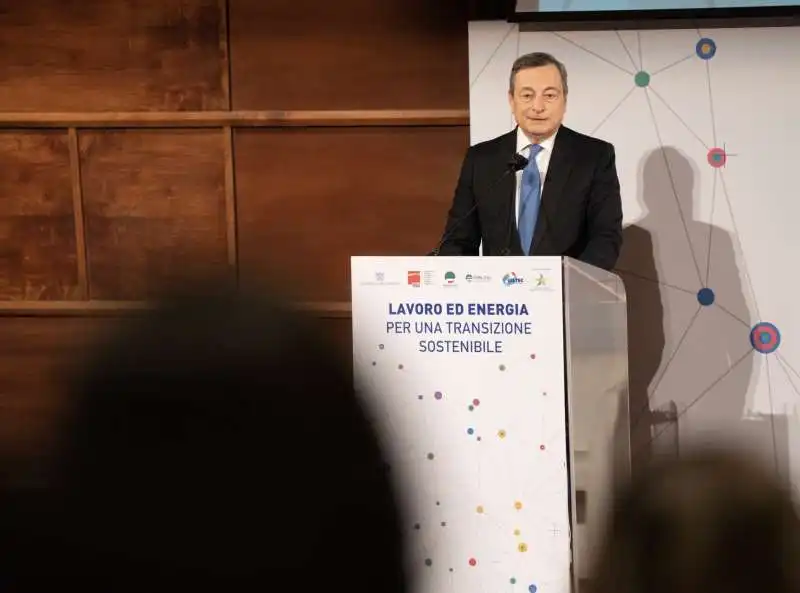 mario draghi all'evento lavoro ed energia per una transizione sostenibile   7