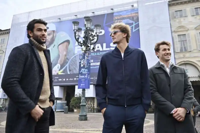 matteo berrettini alexander zverev casper ruud atp finals torino 2021