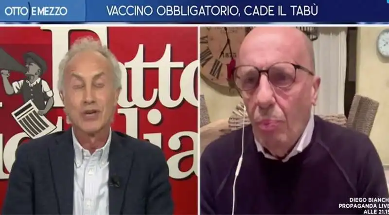 scazzo tra marco travaglio e alessandro sallusti  10