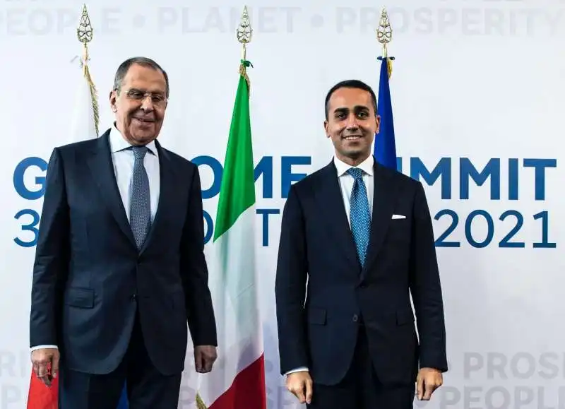 sergei lavrov luigi di maio 