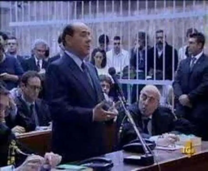 SILVIO BERLUSCONI IN AULA - PROCESSO SME 