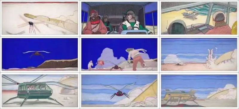 story board di dune 9