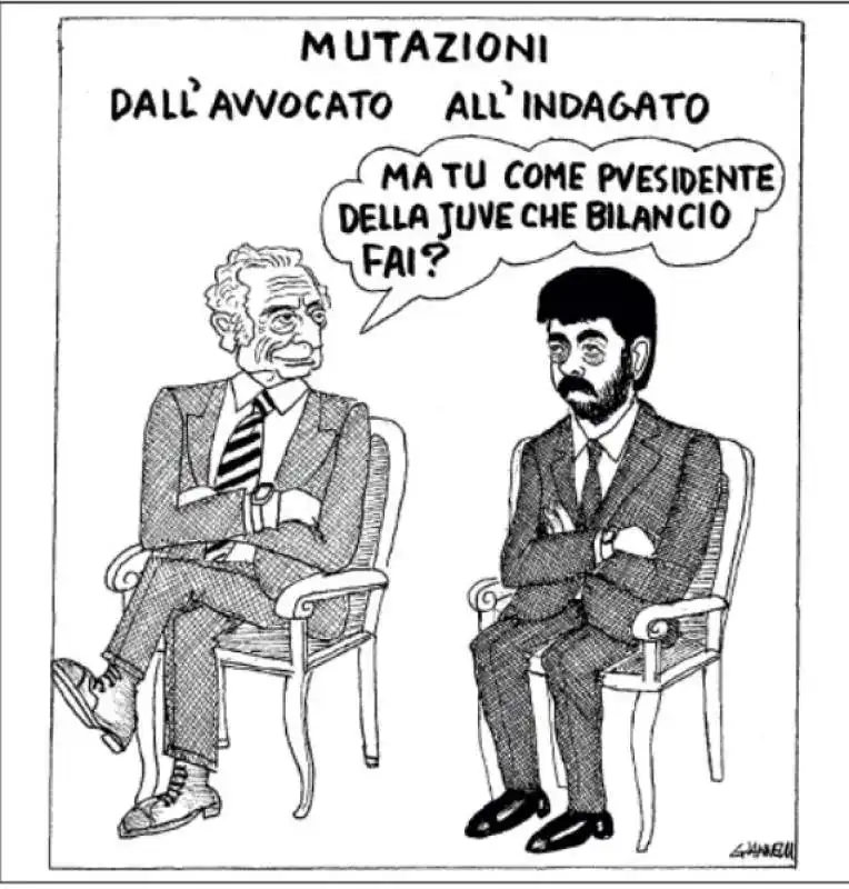 VIGNETTA GIANNELLI - GIANNI E ANDREA AGNELLI