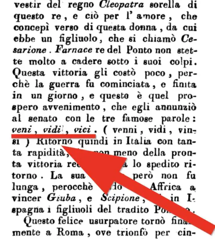 venni, vidi, vinsi, il plutarco della gioventu?? 