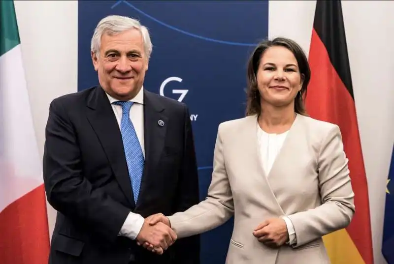 ANTONIO TAJANI ANNALENA BAERBOCK 