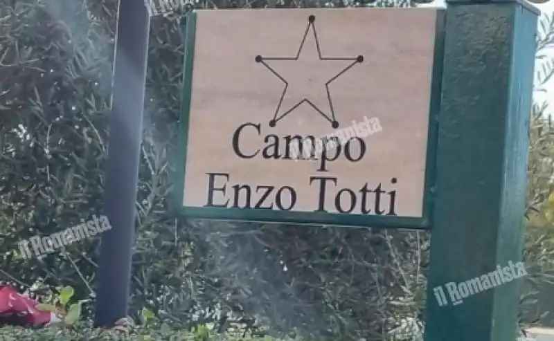 CAMPO ENZO TOTTI longarina