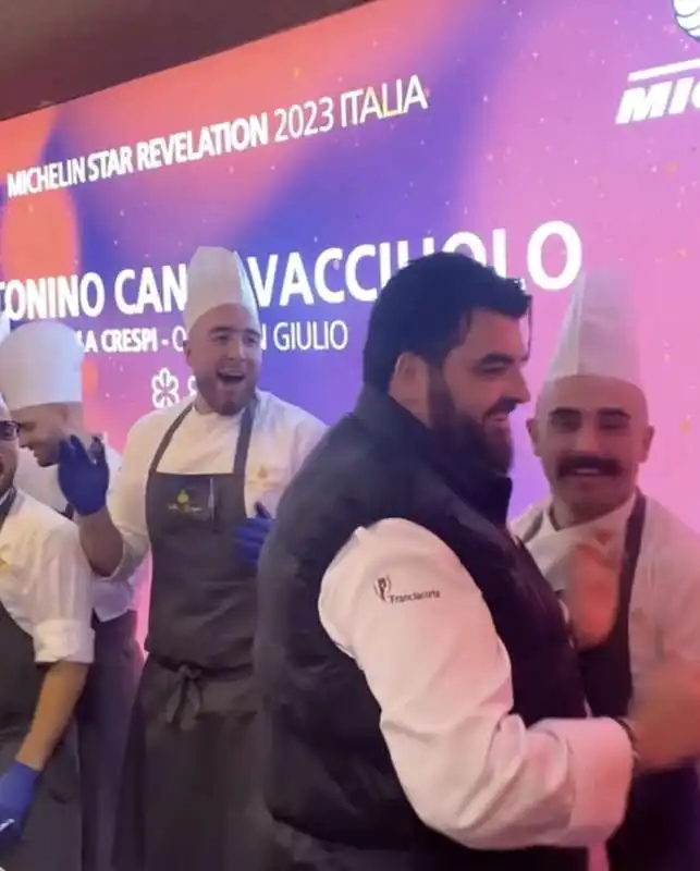 cannavacciuolo festeggia la terza stella michelin 1