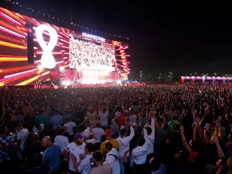 fan zone in qatar 