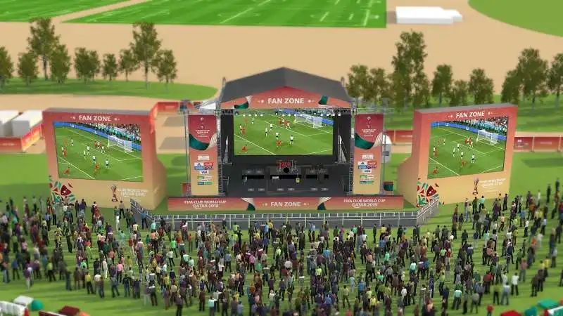 fan zone in qatar 