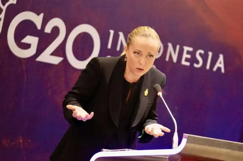 GIORGIA MELONI G20 