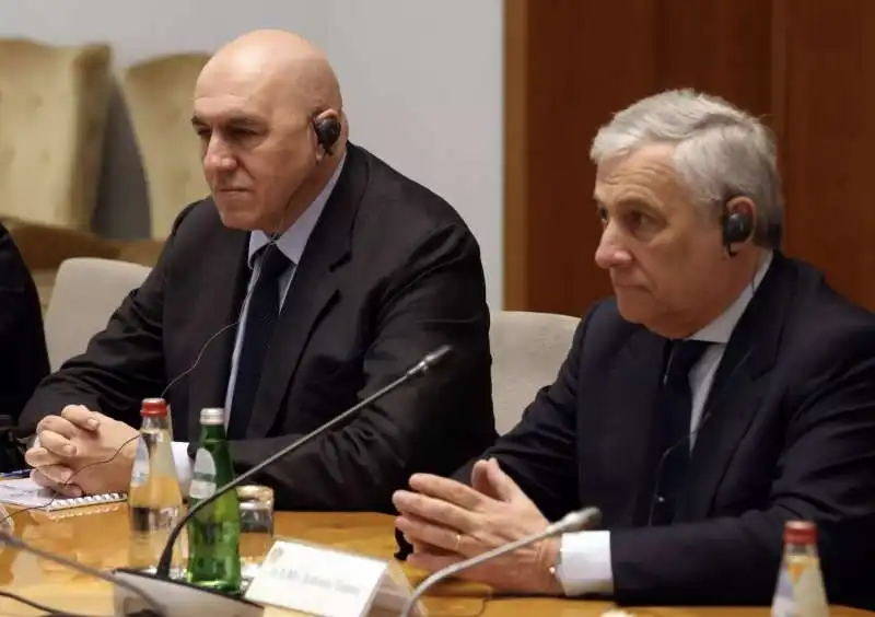 GUIDO CROSETTO E ANTONIO TAJANI IN SERBIA 