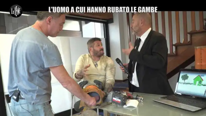 iene servizio  uomo che ha rubato le gambe 1