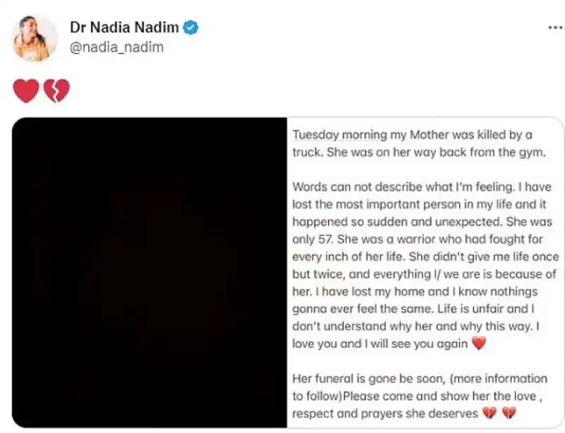 il post di nadia nadim