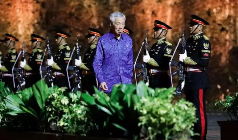 il primo ministro di singapore lee hsien loong