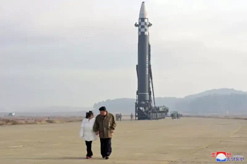 KIM JONG UN CON LA FIGLIA 