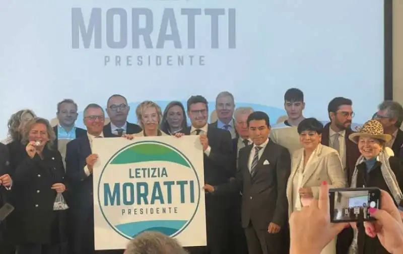 LA PRESENTAZIONE DELLA CANDIDATURA DI LETIZIA MORATTI