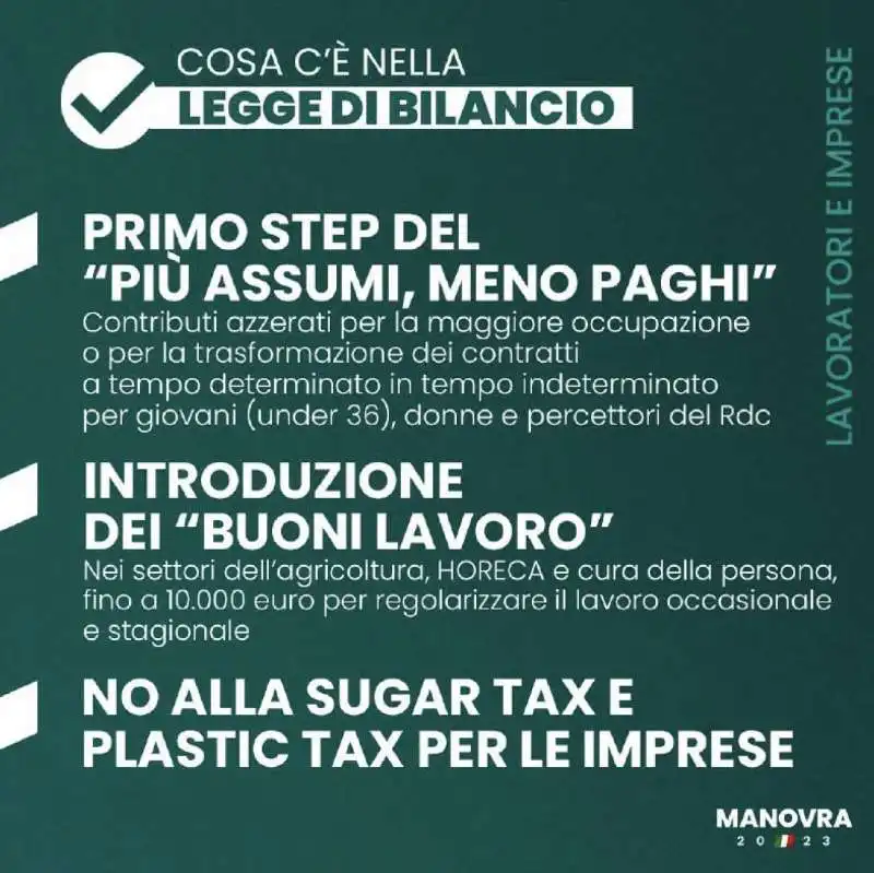 le slide del governo sulla manovra   5