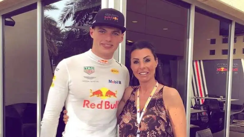 max verstappen e la madre sophie kumpen 3