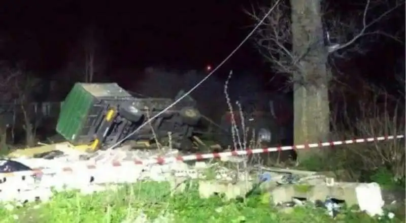 fattoria colpita da un missile a Przewodow in polonia