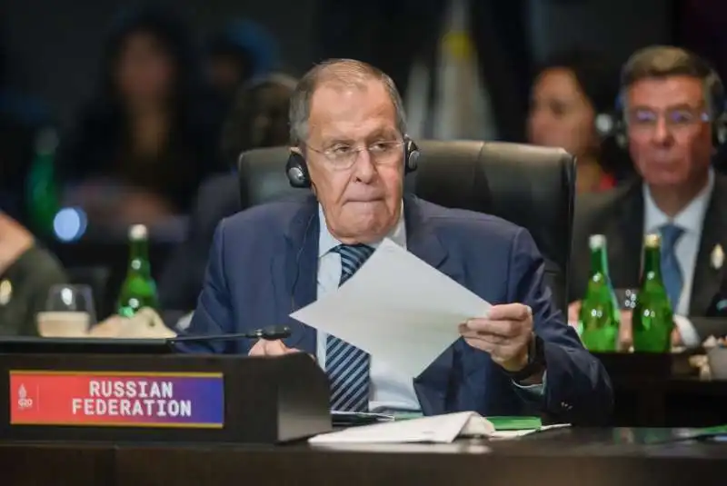 SERGEI LAVROV AL G20 DI BALI 