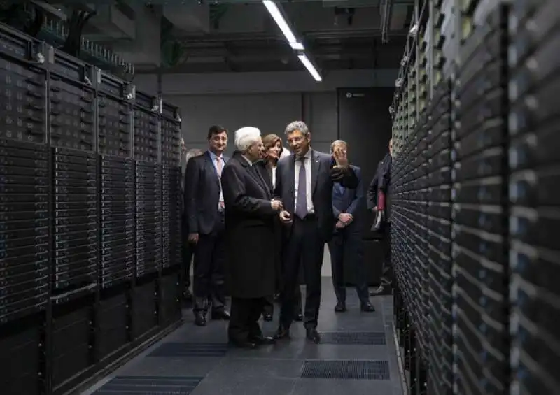 SERGIO MATTARELLA ALLA PRESENTAZIONE DEL SUPERCOMPUTER LEONARDO