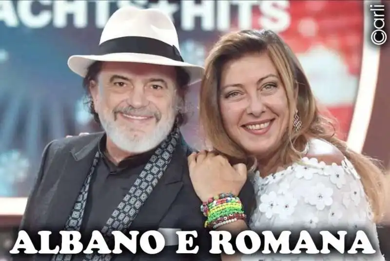 ALBANO E ROMANA -  MEME BY EMILIANO CARLI 