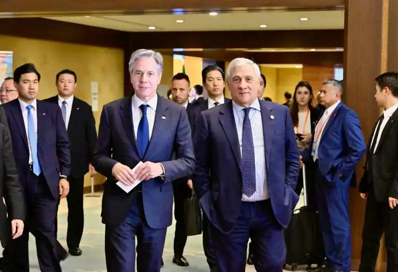 ANTONY BLINKEN - ANTONIO TAJANI - G7 TOKYO