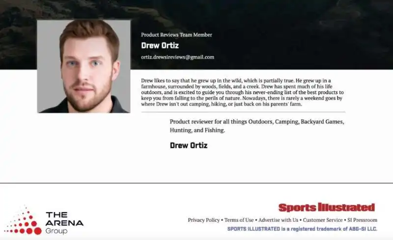 articoli generati dall intellegenza artificiale per Sports Illustrated i

