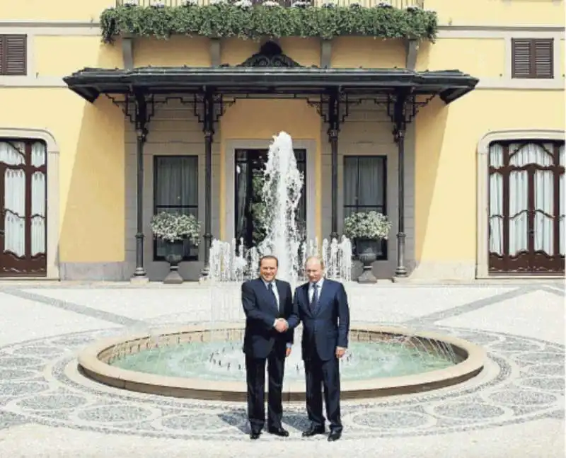 BERLUSCONI E PUTIN A VILLA GERNETTO