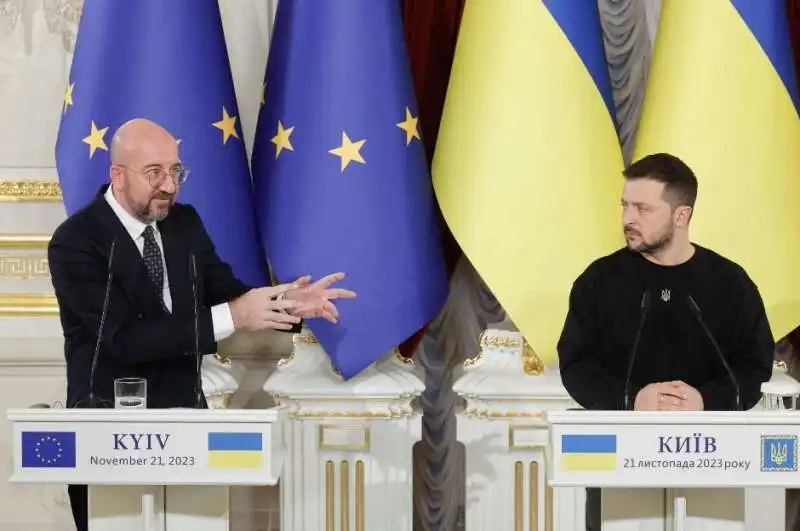 charles michel   volodymyr zelensky  