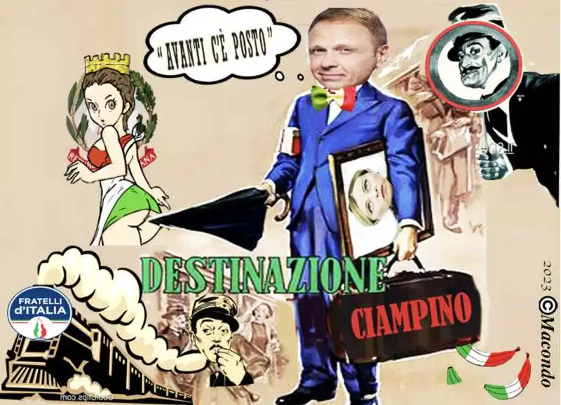 DESTINAZIONE CIAMPINO - VIGNETTA BY MACONDO 