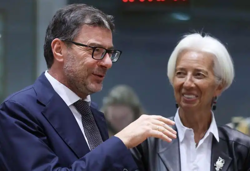 giancarlo giorgetti christine lagarde 1