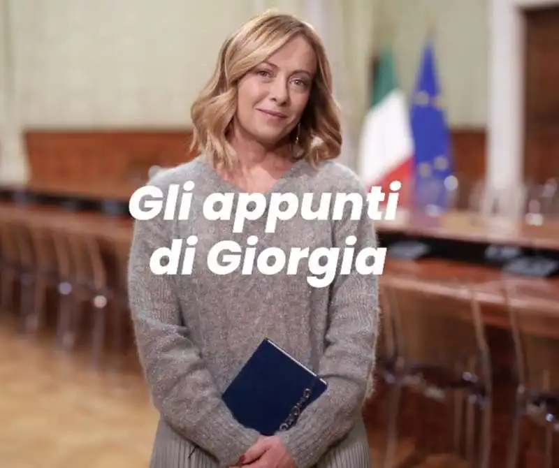 giorgia meloni   gli appunti di giorgia   10 novembre 2023   21