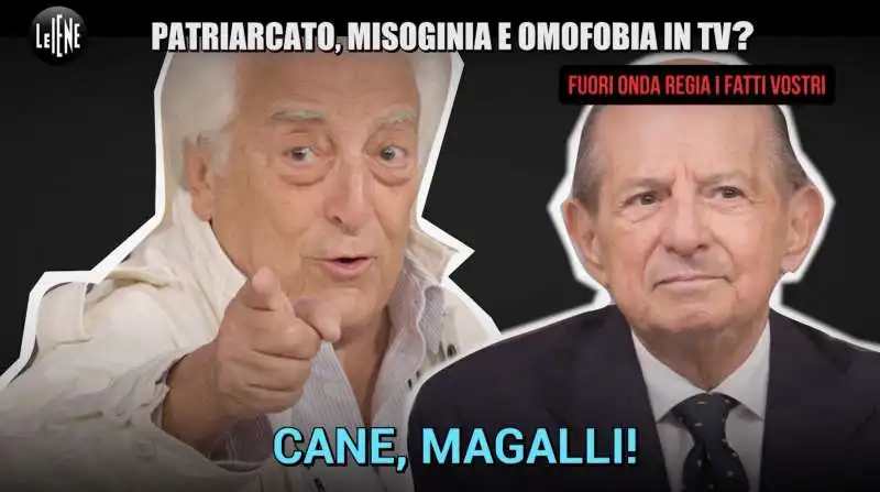 i fuorionda di michele guardi su giancarlo magalli   le iene 