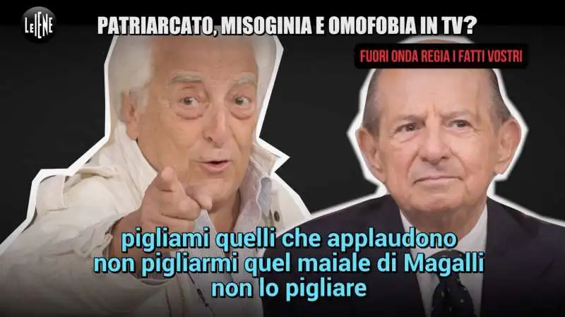 i fuorionda di michele guardi su giancarlo magalli    servizio delle iene 